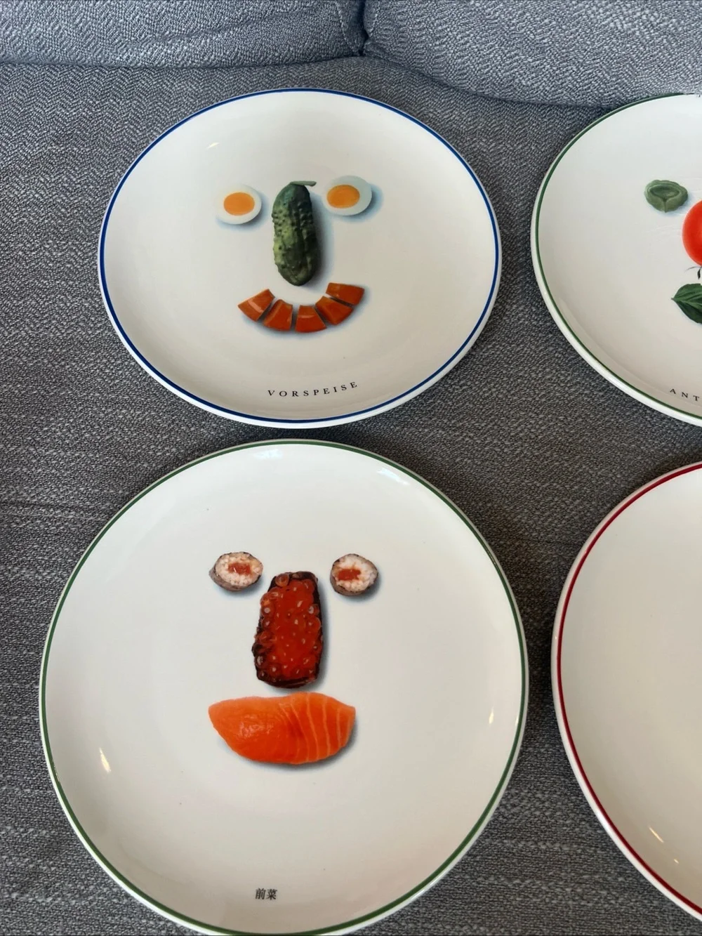 Prinknash Abbey Pottery. Set 6, 9
